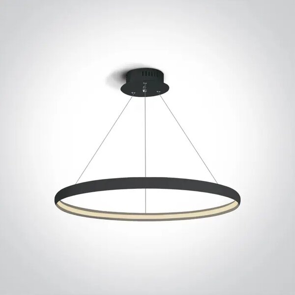 VISEČA LED SVETILKA 19W IP20 230V 3000K 1000lm ČRNA DM63048/B