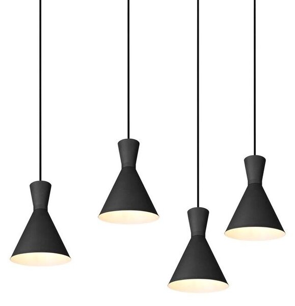 LindbyLindby - Savrini 4 Pendant Black Lindby