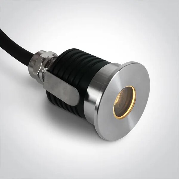 TALNA LED VGRADNA SVETILKA 2W WW IP67 TEMNA SVETLOBA 700mA ALUMINIJASTA DM69068A/W