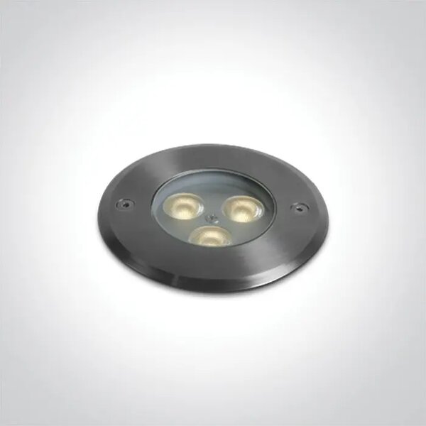 VGRADNA LED TALNA SVETILKA IP67 3x1W WW 24V DC DM69076A/W