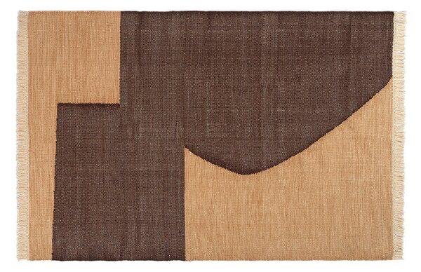 Ferm LIVINGferm LIVING - Forene Rug 140x200 Tan/Chocolate ferm LIVING