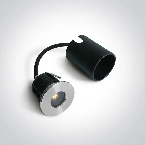 LED TALNA VGRADNA SVETILKA 6,5 W WW IP67 SATJE TEMNA LUČ 700 mA ALUMINIJASTA DM69068CH/W
