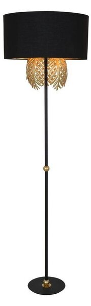 LucandeLucande - Malviras Floor Lamp Black/Gold Lucande