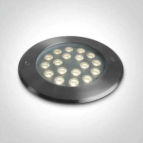 VGRADNA LED TALNA SVETILKA IP67 18x1W WW 24V DC DM69076D/W