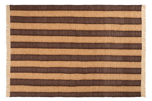 Ferm LIVINGferm LIVING - Ives Rug 140x200 Tan/Chocolate ferm LIVING