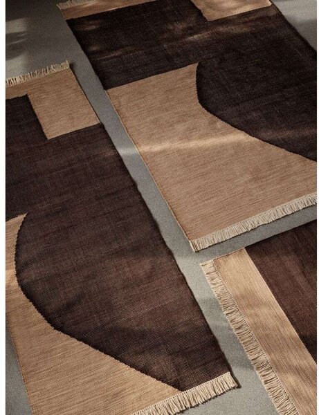 Ferm LIVINGferm LIVING - Forene Rug 80x140 Tan/Chocolate ferm LIVING