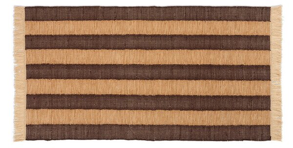 Ferm LIVINGferm LIVING - Ives Rug 80x140 Tan/Chocolate ferm LIVING