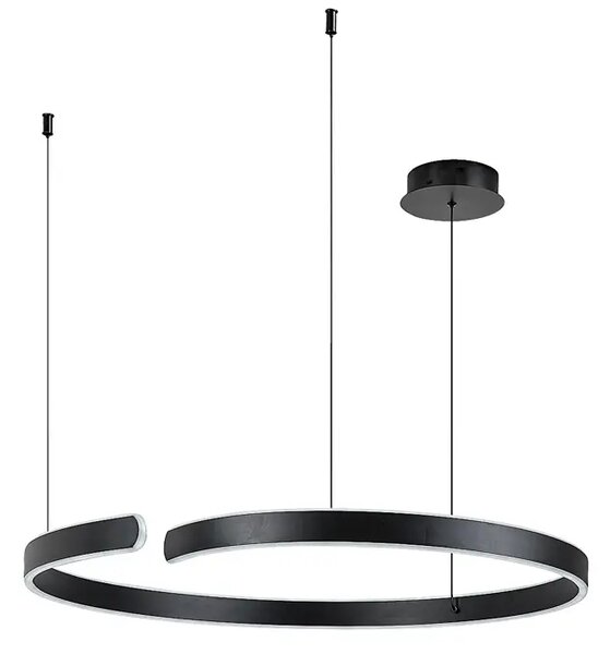 Silnora viseča LED svetilka 45W/ČRNA/IP20/3000lm RA72115