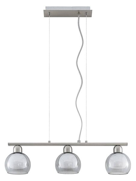 LucandeLucande - Kaiya 3 Obesek Svetilka L14 Nikelj Lucande