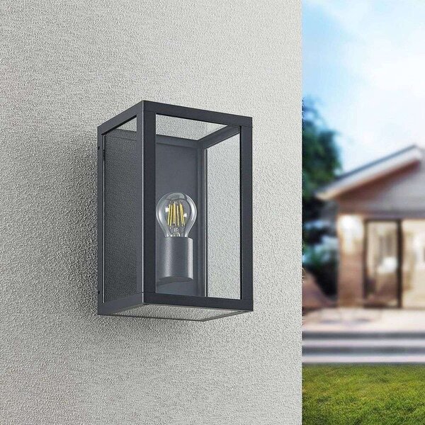 LindbyLindby - Giavanna Outdoor Wall Lamp H28 Dark Grey Lindby