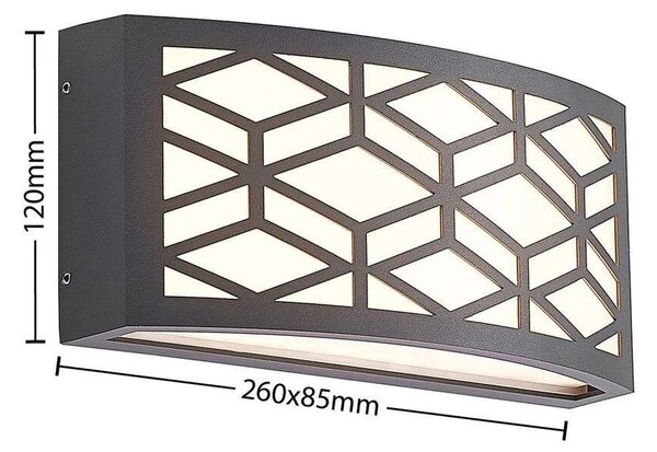 LindbyLindby - Jakari Deco Outdoor Wall Lamp Dark Grey Lindby