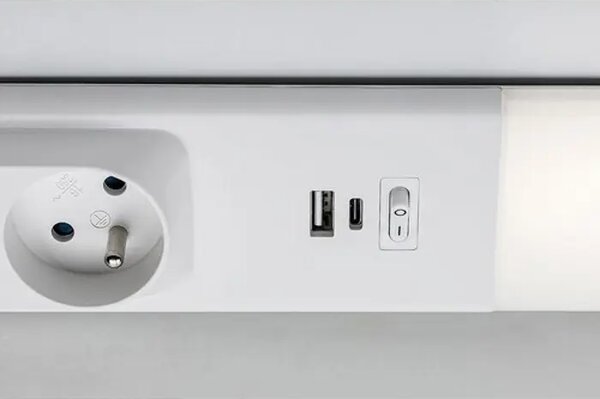 BilalE LED OSVETLITEV ZA POLICE 18W/MAT BELA/IP20/1750lm RA78042