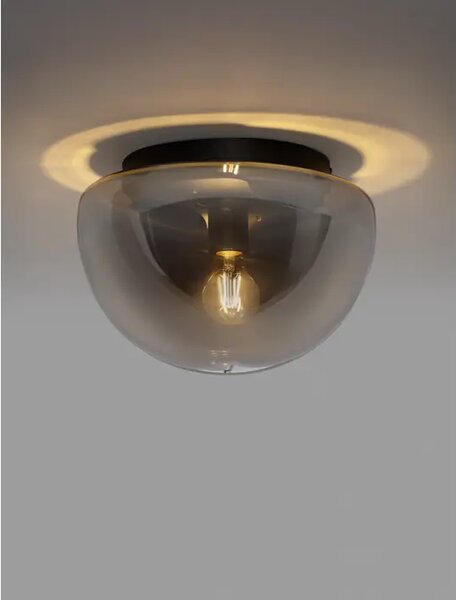 STROPNA SVETILKA V ČRNO BLAZINASTO MAT ČRNO LED E27 1x12W 100-240V IP20 NL9236501