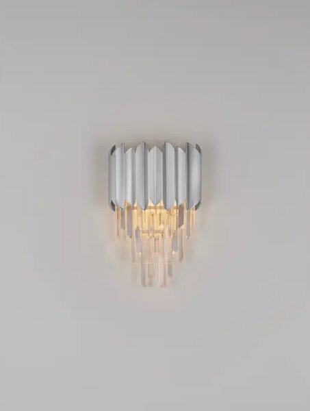 MAGNOLIA STENSKA SVETILKA KRISTAL LED E14 2x5W 100-240V IP20 NL9824060