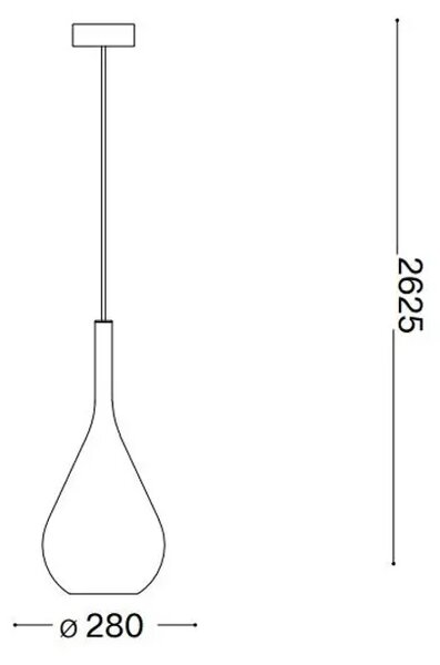 Viseča svetilka KALIQUE SP1-3 D28 E27 1x42W IP20 ID359779