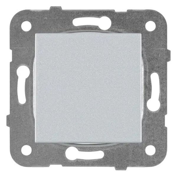 PANASONIC SREBRNO STIKALO BREZ OKVIRJA PS001