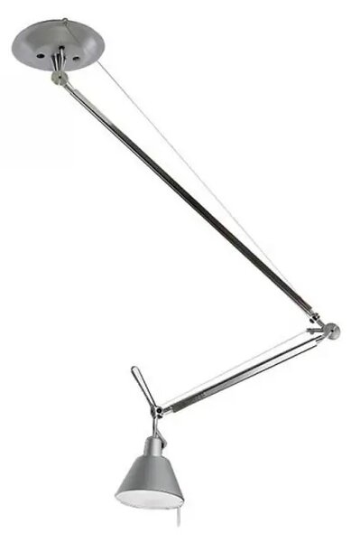 TOLOMEO DECENTRATE ALUMINIJASTA STROPNA SVETILKA Z ŽARNICO 0629000A + 0371050A AR0629000A+AR0371050A