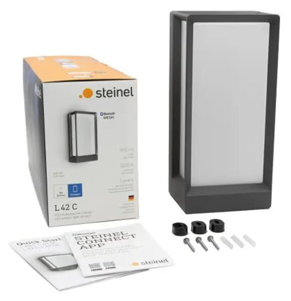 LED ZUNANJA STENSKA LUČ BLUETOOTH L 42 C ANTRACIT 12,6 W 3000 K 871 lm L42 C ANT