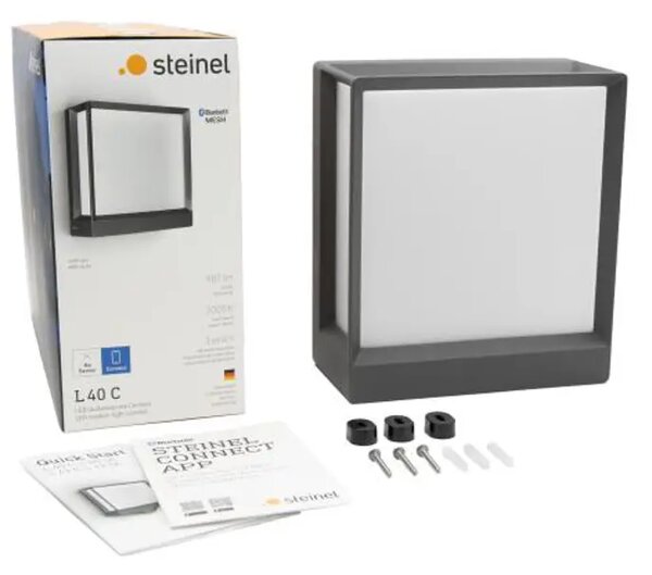 LED ZUNANJA STENSKA LUČ BLUETOOTH L 40 C ANTRACIT 12,9 W 3000 K 869 lm L40 C ANT