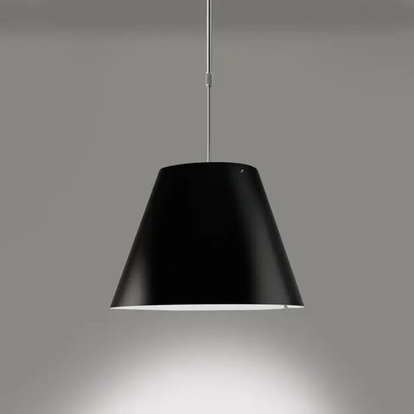 ALUMINIJASTA VISEČA SVETILKA COSTANZA D13s S ČRNO ŽARNICO E27 LP1D13NS000020+LP9D1301511701