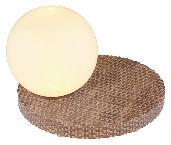 Globo Solarna Svetilka Ratan, S Sijalko
