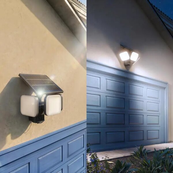 Zyren VANJSKI ZIDNI SOLARNI REFLEKTOR SA SENZOROM 24.5W 5000K CRNA 8721103105455