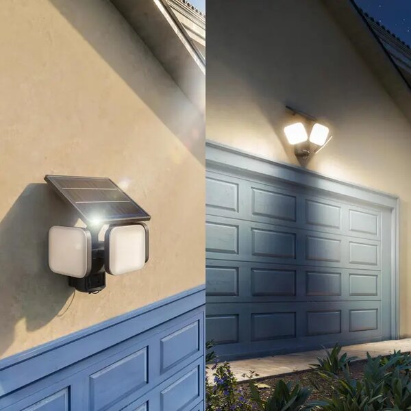 Zyren VANJSKI ZIDNI SOLARNI REFLEKTOR SA SENZOROM 24.5W 3000K CRNA 8721103105431