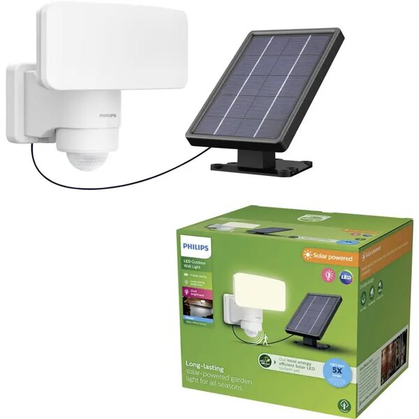 Tylus VANJSKI ZIDNI SOLARNI REFLEKTOR SA SENZOROM 5000K BIJELA 8720169362185