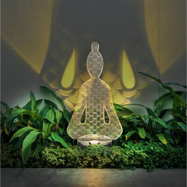 Globo Solarna Svetilka Buddha, S Sijalko