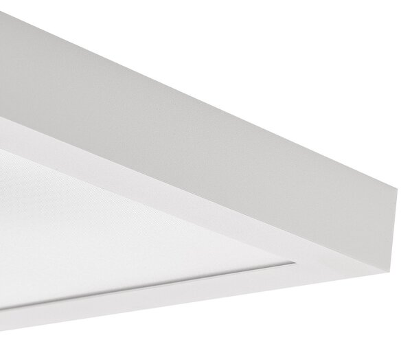 Deko-Light LED panel PRO OFFICE SANO, 63 x cm, DALI, bela kovina CCT, zatemnjen, Bela, Študija / pisarna, Aluminij