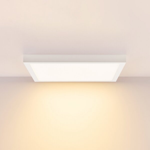 Deko-Light LED panel PRO OFFICE SANO, 63 x cm, zatemnjen, bel, kovinski CCT, zatemnjen, Bela, Študija / pisarna, Aluminij