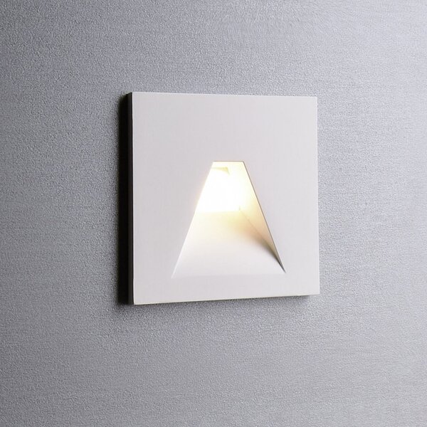 Deko-Light LED stenska svetilka SET Alwaid, bela 8 x cm kot 2.700 K, Bela, Hodnik, Aluminij, Sodobni, Vgradne luči kotne