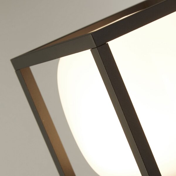 Searchlight Luč za osvetlitev poti Athens LED, IP54, črna, višina 65 cm, kovinska, Črna, Aluminij, Sodobni