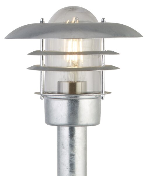 Searchlight Luč za pot X Conrad, srebrna, IP44, višina 51 cm, jeklo, zatemnjen, Kovinska, Kovina