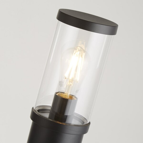 Searchlight Svetilka Bakerloo, IP44, črna, višina 73 cm, kovinska, zatemnjen, Črna, Kovina, Sodobni
