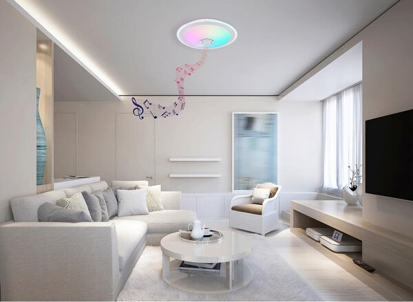 Globo Stropna Led-svetilka Dunny, S Sijalko