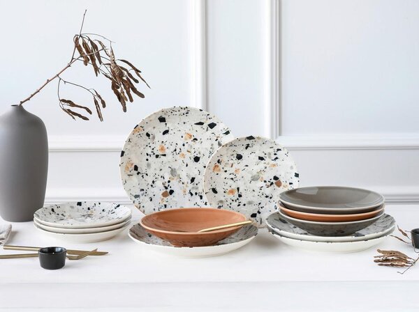 Creatable Jedilni Servis Terrazzo Mix, 12-Delni