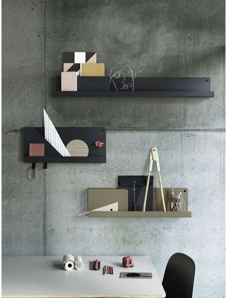 MuutoMuuto - Folded Shelves 96x13 Deep Red Muuto