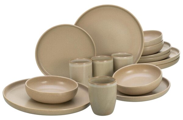 Creatable Kombinirani Servis Uno Sand, 16-Delni