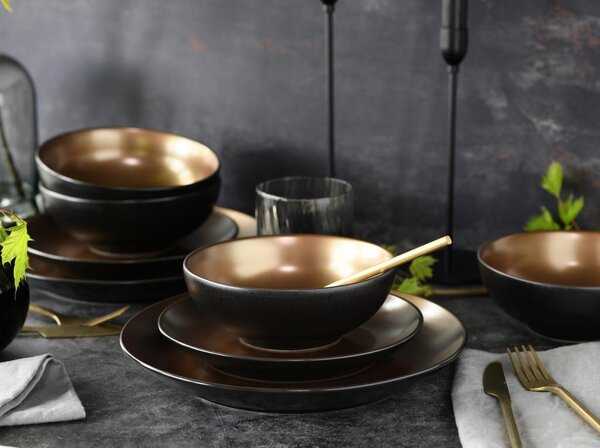 Creatable Jedilni Servis Glamour Gold, 12-Delni