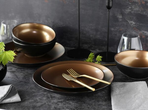 Creatable Jedilni Servis Glamour Gold, 12-Delni