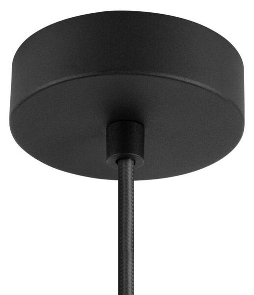 SLV obesna svetilka Light Eye 90, črna, Ø 9 cm, kovina, zatemnjen, Črna, Dnevna soba / jedilnica, Kovina, Sodobni
