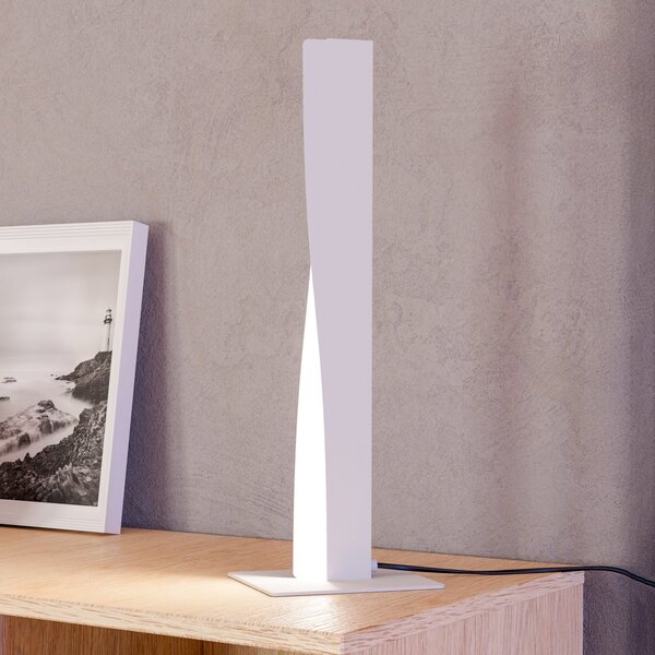 EGLO connect Smart LED namizna svetilka Bolognano-Z, siva, zatemnjen, Siva, Dnevna soba / jedilnica, Aluminij, Sodobni