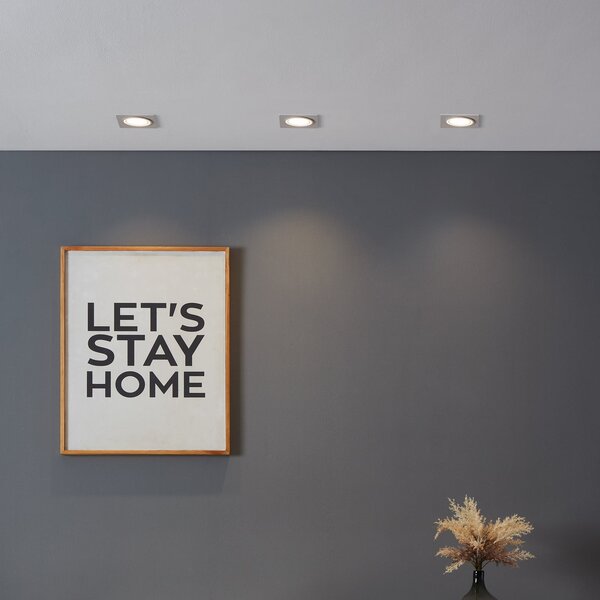 EGLO connect pametna LED-svetilka Carosso-Z, 9 x cm, bela, zatemnjen, Bela, Dnevna soba / jedilnica, Aluminij, Sodobni