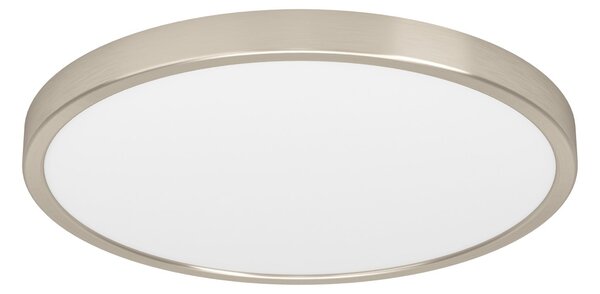 EGLO connect Smart LED-nadgradna svetilka Fueva 6-Z, siva, Ø 38 cm, zatemnjen, Siva, Dnevna soba / jedilnica, Plastika, Sodobni