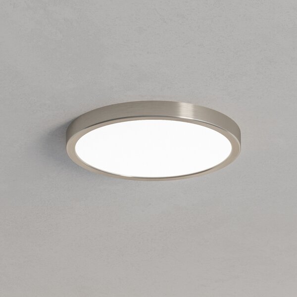 EGLO connect Smart LED-nadgradna svetilka Fueva 6-Z, siva, Ø 27 cm, zatemnjen, Siva, Dnevna soba / jedilnica, Plastika, Sodobni