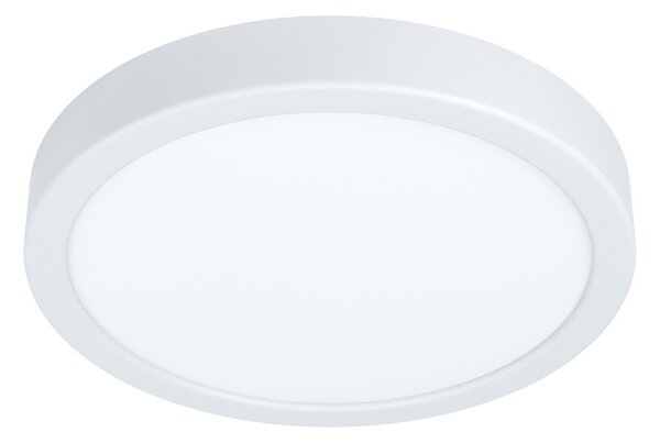 EGLO connect Smart LED-nadgradna svetilka Fueva 6-Z, bela, Ø21 cm, zatemnjen, Bela, Dnevna soba / jedilnica, Plastika, Sodobni
