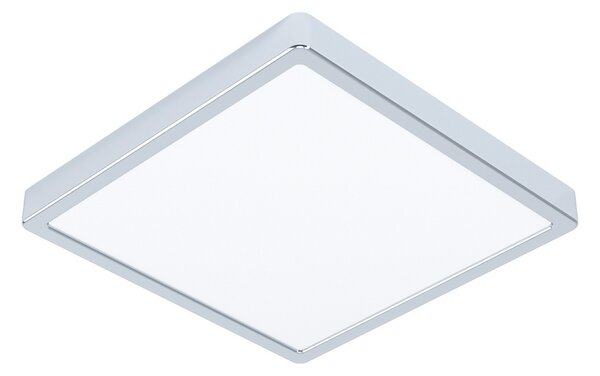EGLO connect Smart LED-nadgradna svetilka Fueva 6-Z, krom, 29 cm, zatemnjen, Siva, Dnevna soba / jedilnica, Plastika, Sodobni