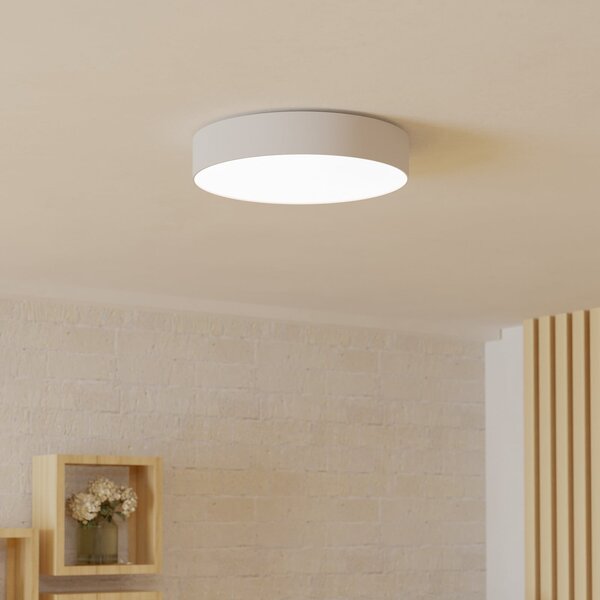 EGLO connect pametna LED stropna svetilka Gallizzi-Z, bela, Ø39cm, zatemnjen, Bela, Dnevna soba / jedilnica, Plastika, Sodobni