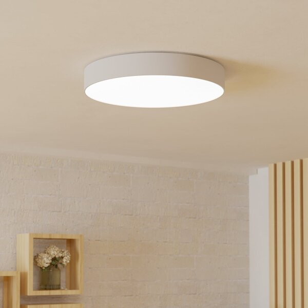 EGLO connect pametna LED stropna svetilka Gallizzi-Z, bela, Ø49cm, zatemnjen, Bela, Dnevna soba / jedilnica, Plastika, Sodobni